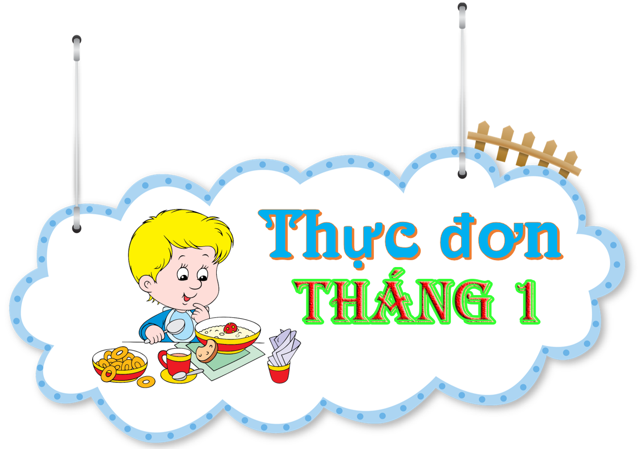 Thực đơn Tháng 1
